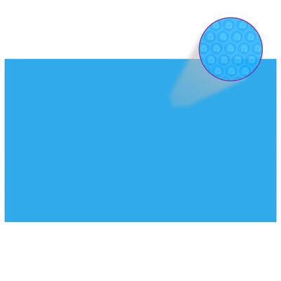 vidaXL Cobertura retangular para piscina 500x300 cm PE azul