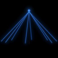vidaXL Iluminação p/ árvore de Natal int/ext 800 LEDs 5 m azul
