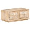 vidaXL Mesa de centro 90x49x37 cm madeira de mangueira maci&ccedil;a