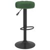 vidaXL Bancos de bar 2 pcs veludo verde-escuro