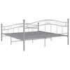 vidaXL Estrutura de cama 180x200 cm metal cinzento