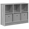 vidaXL Buffet Cinza Sonoma 73,5 x 22,5 x 53,5 cm
