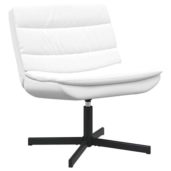 vidaXL Cadeira girat&oacute;ria Branco 63 x 75 x 76 cm PU