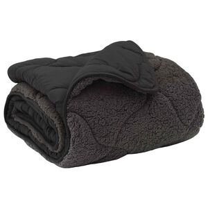 vidaXL Duvet de Ano Inteiro Colchonete Antracite 140 x 220 cm