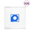 vidaXL Sacos para aspirador de p&oacute; Uni-bag 20 pcs