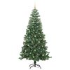vidaXL &Aacute;rvore de Natal com 300 LEDs com suporte Verde 240 cm PVC