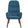 vidaXL Cadeira de descanso veludo azul