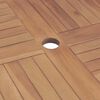 vidaXL 5 pcs conjunto de jantar p/ jardim madeira de teca maci&ccedil;a