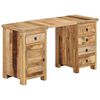 vidaXL Secret&aacute;ria pedestal 140x50x77 cm madeira de mangueira maci&ccedil;a