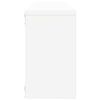 vidaXL Estantes parede c&uacute;bicas 6pcs contr. 80x15x26,5 cm branco/sonoma