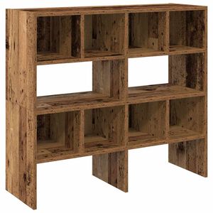 vidaXL Sapateiras 2 pcs empilh&aacute;veis 89,5x30x40 cm madeira velha