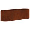 vidaXL Cama de Jardim Elevada A&ccedil;o Corten 140 x 40 x 40 cm A&ccedil;o