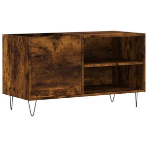 vidaXL Arm&aacute;rio p/ discos 85x38x48 cm deriv. madeira carvalho fumado