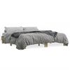 vidaXL Estrutura de cama 160x200 cm derivados madeira/metal