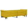 vidaXL Sof&aacute;-cama com gavet&atilde;o 80x200 cm veludo amarelo