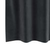 vidaXL Cortinas opacas 2 pcs Cinza Escuro 140 x 245 cm Veludo