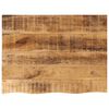 vidaXL Tampo de mesa c/ borda viva 90x60x3,8cm mangueira &aacute;spera maci&ccedil;a