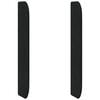 vidaXL Orelha de Cabeceira Preto 80 x 16 x 4 cm Veludo