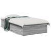 vidaXL Estrutura de cama c/ gavetas derivados madeira cinza sonoma