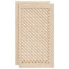 vidaXL Portas de arm&aacute;rio design treli&ccedil;a 2 pcs 49,5x99 cm pinho maci&ccedil;o
