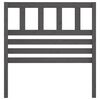 vidaXL Cabeceira de cama 96x4x100 cm pinho maci&ccedil;o cinzento
