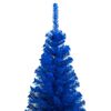 vidaXL &Aacute;rvore Natal artificial pr&eacute;-iluminada c/ bolas 180cm PVC azul