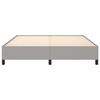 vidaXL Estrutura de cama sem colchão 160x200 cm tecido cinzento-claro