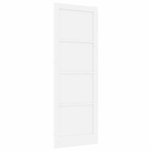 vidaXL Porta Interna 83 x 232 cm Contraplacado Branco