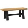 vidaXL Banco de Jantar NOAIN 120 x 41 x 45 cm Madeira de pinho maci&ccedil;o