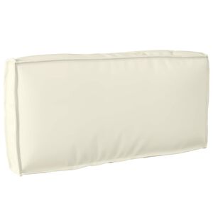 vidaXL Almofada Creme 80 x 40 x 12 cm Tecido Oxford