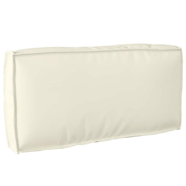 vidaXL Almofada Creme 80 x 40 x 12 cm Tecido Oxford