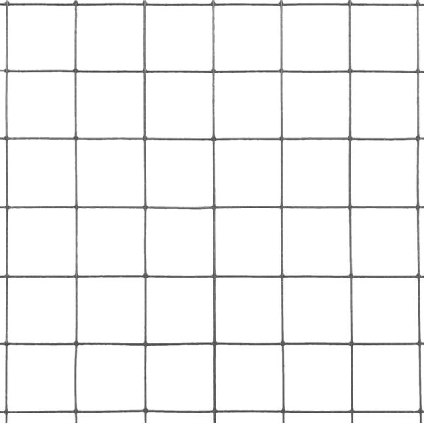 vidaXL Cerca arame galinheiro 25x1 m aço c/ revestimento PVC cinzento