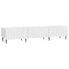 vidaXL Gabinete para TV com gaveta Branco Brilhante 147 x 34,5 x 32 cm