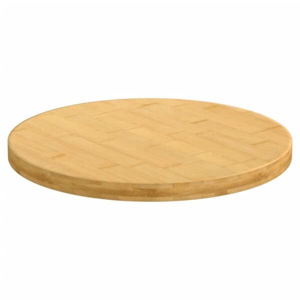 vidaXL Tampo de mesa &Oslash;40x2,5 cm bambu