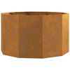 vidaXL Floreira Ferro Enferrujado 90 x 90 x 50 cm
