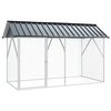 vidaXL Gaiola para P&aacute;ssaros Antracite 227 x 112 x 141 cm