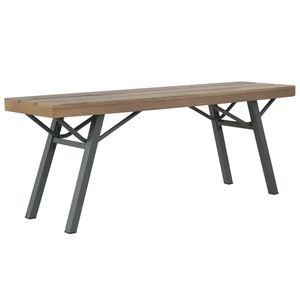 vidaXL Banco de jardim 120 cm em madeira maci&ccedil;a de ac&aacute;cia