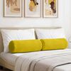 vidaXL Almofadas de Apoio 2 pcs Amarelo Ø 25 x 70 cm