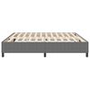 vidaXL Estrado de cama plataforma Cinzento-claro 200 x 200 cm