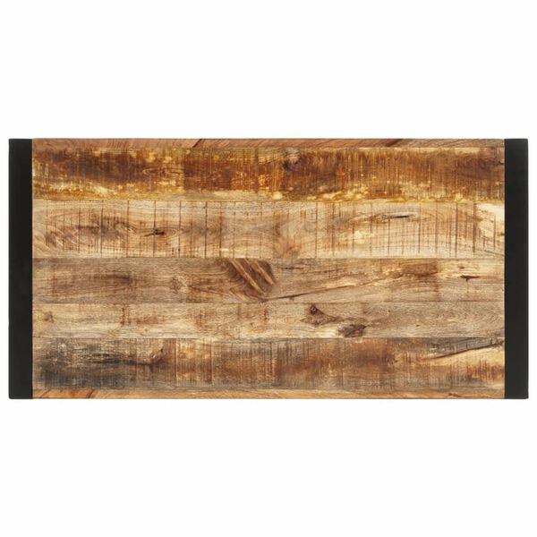 VidaXL Mesa de bar 110x55x110 cm madeira de mangueira &aacute;spera maci&ccedil;a