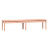 vidaXL Banco jardim c/ 2 lugares 203,5x44x45 cm madeira douglas maci&ccedil;a