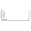 vidaXL Toldo lateral retr&aacute;til para p&aacute;tio 220x600 cm vermelho