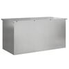 vidaXL Cofrinho de armazenamento para jardim A&ccedil;o Galvanizado 220 L
