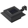 vidaXL Candeeiro de exterior solar LED 12 pcs preto quadrado 12 cm