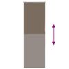 vidaXL Persiana de enrolar 50x175 cm largura tecido 45,7 cm poli&eacute;ster