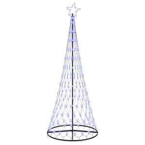 vidaXL &Aacute;rvore de Natal LED Azul 250 cm Metal