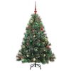 vidaXL &Aacute;rvore de Natal Artificial com 150 LEDs Verde 150 cm PE e PVC