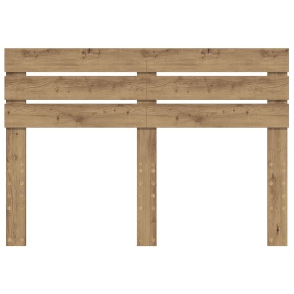 vidaXL Cabeceira Carvalho Artesanal 160 cm Madeira processada