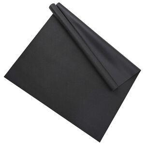 vidaXL Tapete de Prote&ccedil;&atilde;o para Esportes Preto 213 x 152 x 0,6 cm PVC