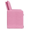 vidaXL Cadeiras de Jantar 2 pcs Rosa 57 x 67 x 98 cm tecido